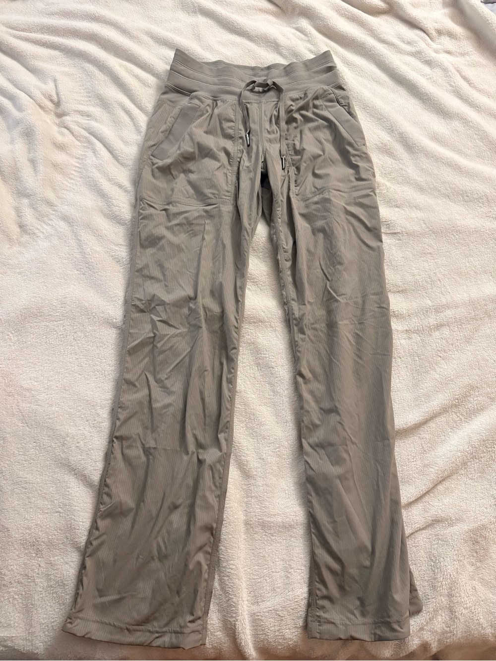 lululemon athletica Women's Straight Leg Pants in Taupe